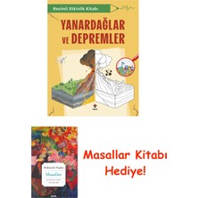 Tübitak Yayınları Yanardağlar ve Depremler - Resimli Etkinlik Kitabı + Masallar