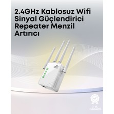 Renklime Yüksek Hızlı Parazit Önleyici Wifi Repeater Router