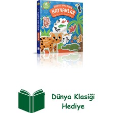 İndigo Kitap Keçeyle Oyna-Öğren - Hayvanlar (Ciltli) + Dünya Klasiği