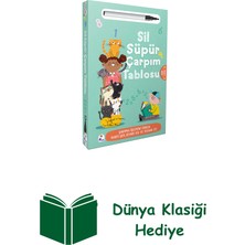 İndigo Kitap Sil Süpür - Çarpım Tablosu (Ciltli) + Dünya Klasiği