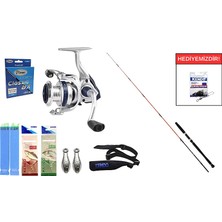Daiwa Megaforce 1.90M 90-210GR&OKUMA ARIA-6000A Painting Silver 1bb Tekne Seti