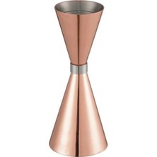 Biradlı Slim Jigger 3/6 cl Bakır | Şık Bar Ölçü Aparatı – Bar & Kokteyl
