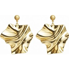 Betonique Stone Asimetrik Şık Modern Küpe