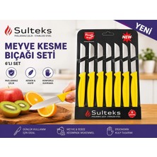 Sulteks Meyve & Sebze Bıçağı 6lı Çelik Paslanmaz