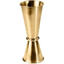 Biradlı Ikili Jigger 3/6 cl Altın | Lüks Bar Ölçü Kabı – Bar & Kokteyl
