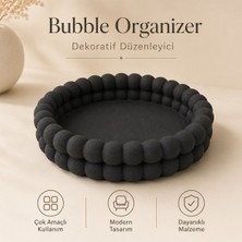 Pl Dizayn Bubble Organizer Dekoratif Düzenleyici 16 cm Çok Amaçlı Makyaj Organizeri Anahtarlık ve Mum Altlığı