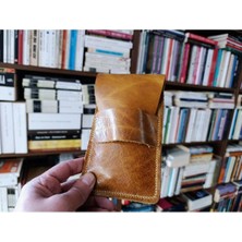 Mahfuz Gerçek Deri Özel Kalemleriniz Için Kalemlik Kalem Kutu ( 5*6 Kalem Için ) 28 cm \ 9.5 cm DAK74