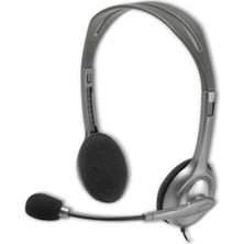 Dora Shopping H110 Kablolu Stereo Kulak Üstü Mikrofonlu Kulaklık, 3,5 mm Jak Girişi, Gri
