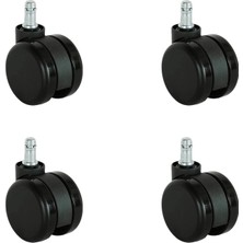 Burak Teker Burak Casters 60MM Ofis Koltuk Tekerleği 0604MPS-4 Adet