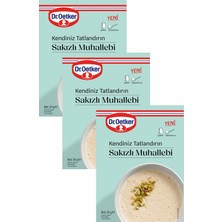 Dr. Oetker Kendiniz Tatlandırın Sakızlı Muhallebi 54 gr x 3 Adet