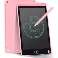 Özbience Pembe LCD Ekranlı Dijital Çizim Tableti 8,5 Inç Çocuklar Için