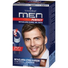 Men Perfect 70 Koyu Kahve Erkek Saç Boyası 80 ml