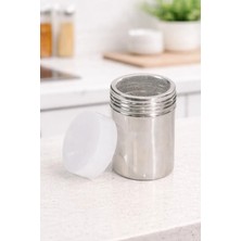 Biradlı Çelik Pul Biber Dökücü 7X10 cm | Paslanmaz Baharatlık – Restoran & Kafe
