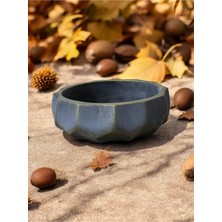 Brezilya Dizayn Taş Bonsai Aranjman ve Orkide Saksısı 01B