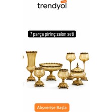 Betonique Stone 7 Parça Dekoratif Salon Set