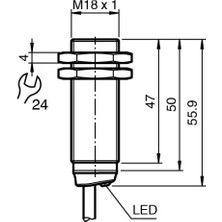 Pepperl+Fuchs 326161-0054  - NBN8-12GM50-E2  -Pepperl-Fuchs