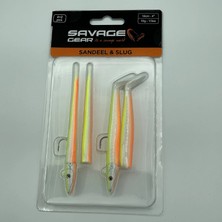 Savage Gear Sandeel And Slug 10 cm 10 gr 4+2 Adet Lemon Back