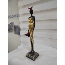 Betonique Stone Sepetli Kız Biblo 52CM.