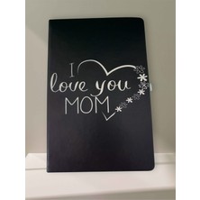 Mundy Anneler Günü Özel Uv Baskılı A5 Defter 💖 Yumuşak Deri Kapaklı Çizgili Ajanda Defter 📖 80 Yaprak Tarihsiz Not Defteri Anneye Hediye 🎁 (Kod:18)