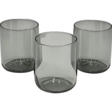 Paşabahçe Iconic Gri 280CC 3'lü Gri