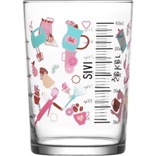 4 Adet   Lav Bodega Ölçü Bardağı 520 cc