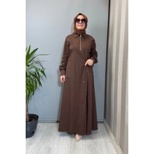 Clande Elbise Kahve 2601-5050