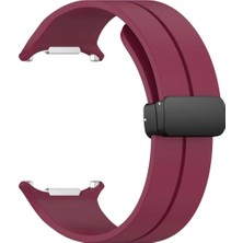 Yıldız Ticaret Mey Ithalat®  Watch 7 Ultra KR418 Tender Silikon Kordon - Bordo
