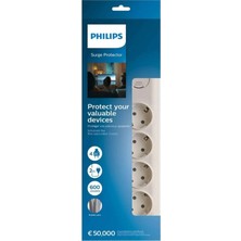 Matmel SPN7040WA 4'lü Akım Korumalı Priz - Beyaz