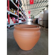 60 Litre Bombeli Sade Dekoratif Saksı