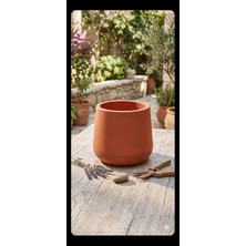 Poliva Home Atlas Saksı Dekoratif Modern Tasarım Atlas Çiçek ve Bitki Saksısı Kaliteli Dayanıklı Plastik Bitki Saksısı 4 Litre
