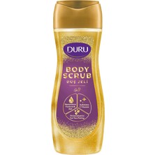 Duru Gold Body Scrub Duş Jeli 450 ml Pürüzsüzleştirici İnci Tozu Peeling ile Kalıcı Parfüm Etkisi