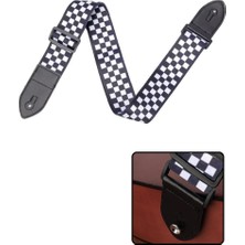 Dora Shopping SR-11WB Gitar Omuz Askısı, - Renk Kare Desenli Uzunluk 90-143 cm