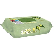 Baby Turco Zeytinyağlı Islak Havlu 90'lı