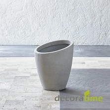 Dekoratif Fiber Furya 45X45X90 Büyük Saksı