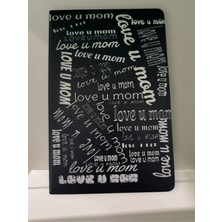Mundy Anneler Günü Özel Uv Baskılı A5 Defter 💖 Yumuşak Deri Kapaklı Çizgili Ajanda Defter 📖 80 Yaprak Tarihsiz Not Defteri Anneye Hediye 🎁 (Kod:19)