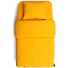 Dora Shopping Funnababy Muslin 2' Nevresim Seti, Marigold, Hardal, 100 x 150 cm