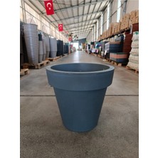 75 Litre Çift Katmanlı Su Hazneli Sert Plastik Fulya Saksı