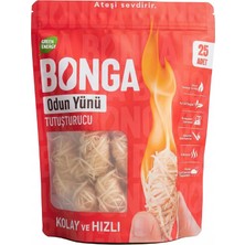 Bonga Odun Yünü Tutuşturucu 25 Adet / 350 G 5 Adet