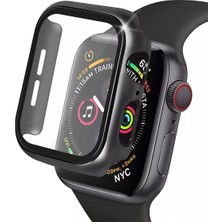 Yıldız Ticaret Mey Ithalat®   Watch 38MM Camlı Kasa Ekran Koruyucu - Siyah