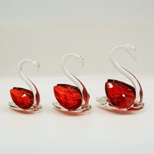 Betonique Stone Kristal 3'lü Kuğu Set