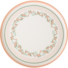 Keramika Çiçekli Servis Tabağı 8 cm