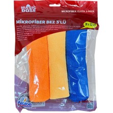 2 Adet  Magic Dose 3'lü Mikrofiber Bez 30X30 FA1-986