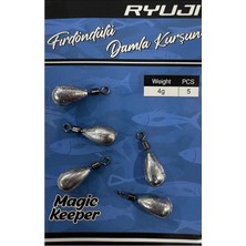 Ryuji Fırdöndülü Damla Kurşun 4gr 5 Adet