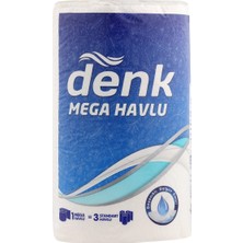 3 Adet  Denk Mega Kağıt Havlu