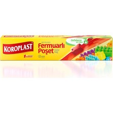 Koroplast Buzdolabı Poşeti Fermuarlı Büyük Boy 10LI