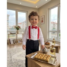 Baby Sena Babysena Bayramlık Erkek Bebek Papyon ve Pantolon Askısı Seti