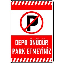 online shopping dsg store Depo Önüdür Park Etmeyiniz Uyarı Kendinden Yapışkanlı Folyo A4