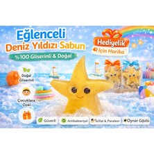 CAN Life Collection Deniz Yıldızı Sabun El Yapımı Gliserinli Doğal Çocuk Sabunu Eğlenceli Köpük Sabun Seti