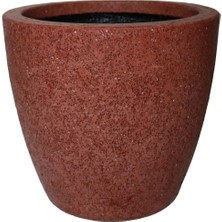 Papatya Serisi Hafif Beton Saksı (27X27H)
