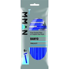 M Man Banyo Tıraş Aleti 6'lı Poşet 4 Adet